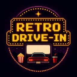 Welcome to the Retro Drive-In logo